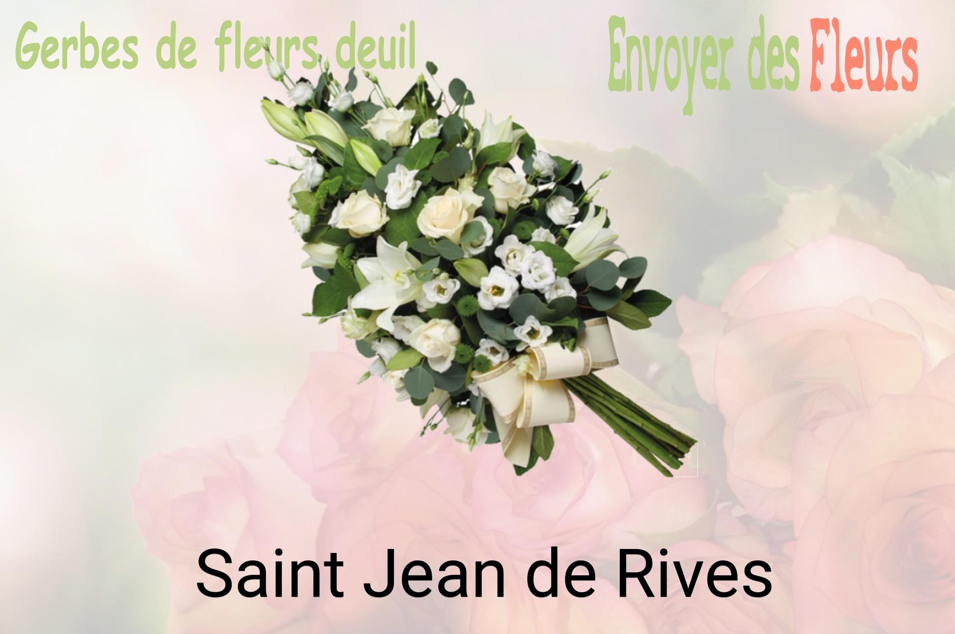 Gerbe de fleurs de deuil livrée à Saint-Jean-de-Rives